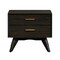 Armen Living Baly Acacia Mid-Century 2 Drawer Night stand LCLFLABR - alternate 1